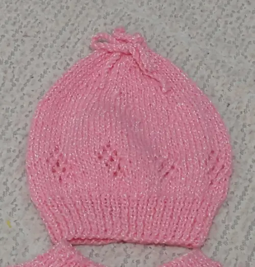 Casaquinho e Gorro Rosa Lã Fofura