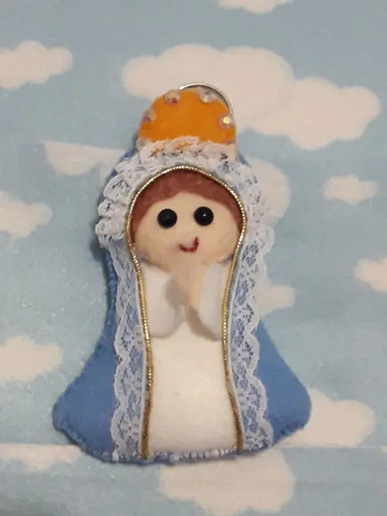 Chaveiro Nossa Senhora das Graças em Feltro