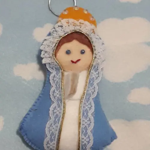 Chaveiro Nossa Senhora das Graças em Feltro