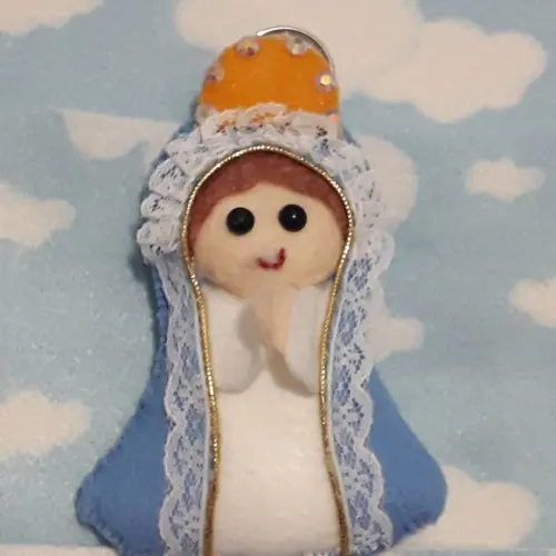 Chaveiro Nossa Senhora das Graças em Feltro