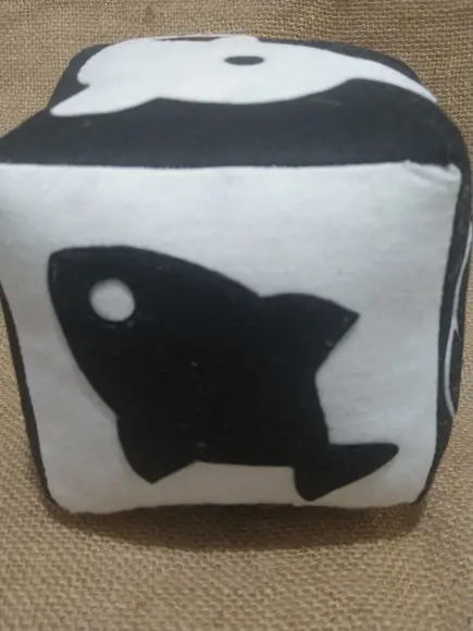 Cubo de Contraste - Brinquedo Pedagógico