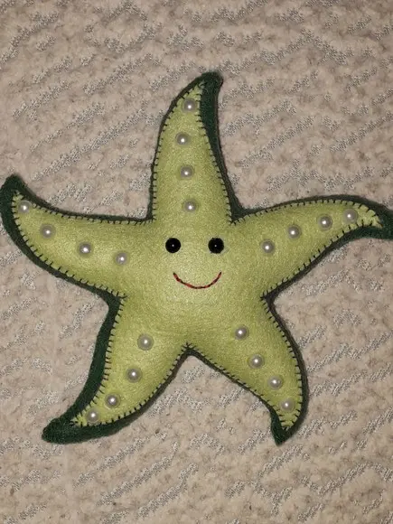 Estrela do Mar em Feltro - 16 cm