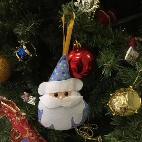 Enfeite Papai Noel para Árvore de Natal
