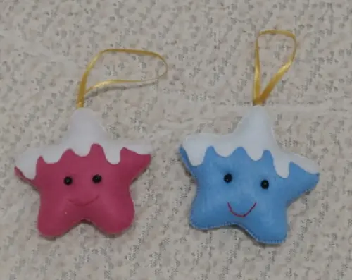 Kit Estrelinhas de Natal 1 - 5 Peças