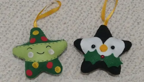 Kit Estrelinhas de Natal 1 - 5 Peças