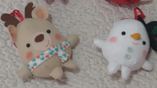 Kit Puffys de Natal Nª 42 - Pingentes em Feltro