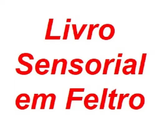 Livro Sensorial em Feltro