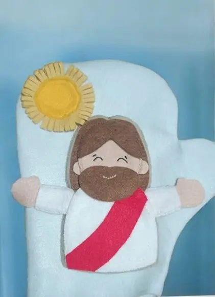 Luva Abraço de Jesus - Produto Lúdico