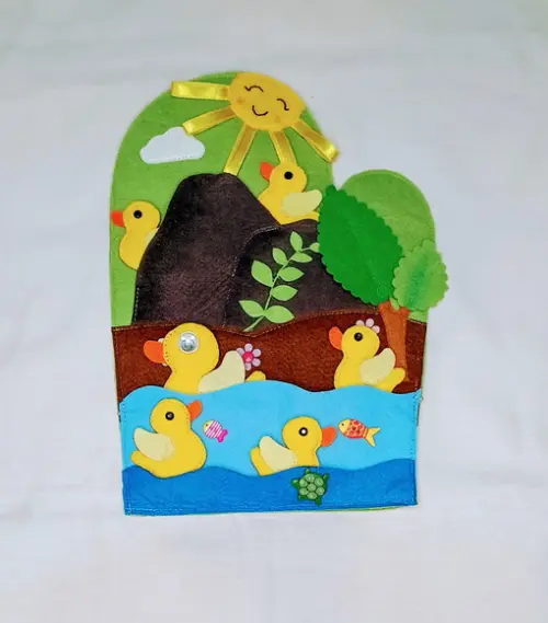 Luva Pedagógica 5 Patinhos