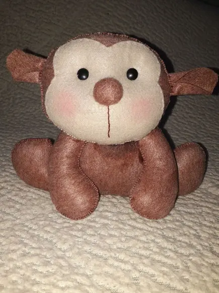 Macaco em Feltro