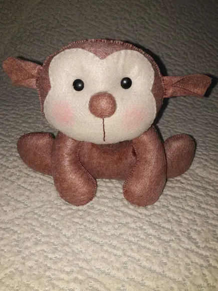 Macaco em Feltro