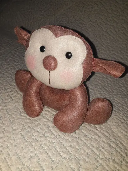 Macaco em Feltro