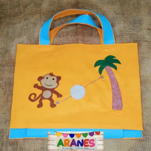 Maleta Sensorial Laranja e Azul - Brinquedo Lúdico
