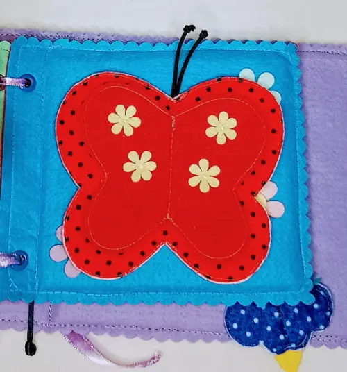 Mini Quiet Book Baby - Livro Pedagógico em Feltro