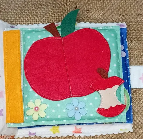Mini Quiet Book Frutas