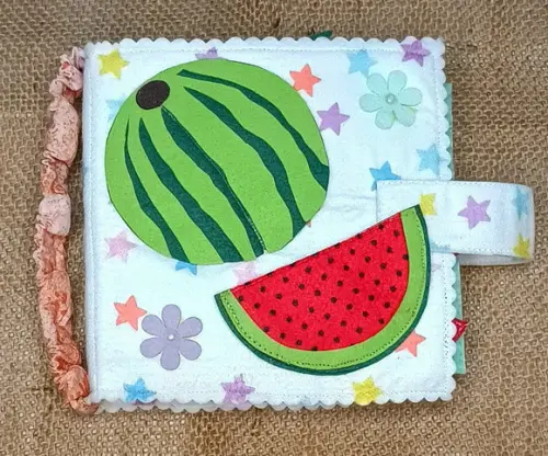 Mini Quiet Book Frutas