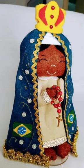 Nossa Senhora - 25 cm - em Feltro