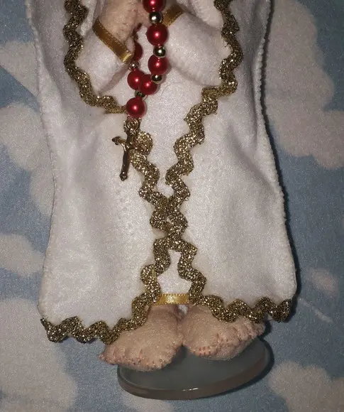 Nossa Senhora de Fátima em Feltro - 25cm