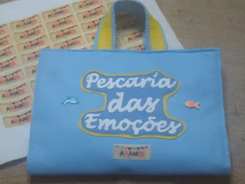 Pescaria das Emoções - Brinquedo Pedagógico em Feltro