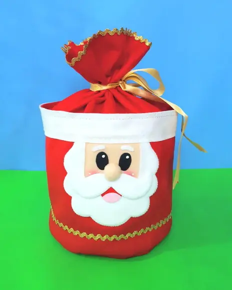 Porta Panetone Noel em Feltro