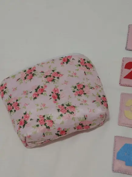 Quebra Cabeça de Números em Feltro