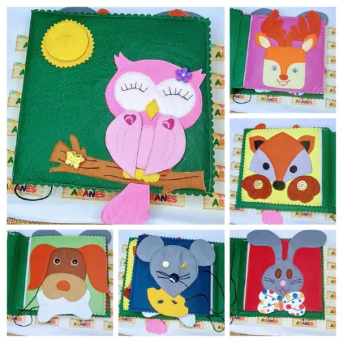 Quiet Book Animais 1