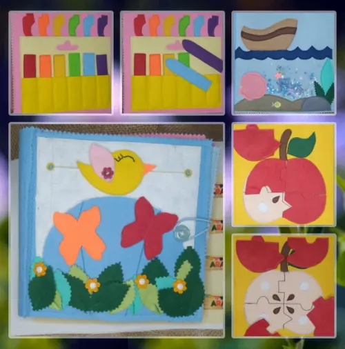 Quiet Book Borboletas - Livro Sensorial