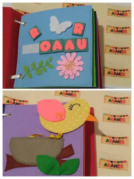 Quiet Book Coruja - Livro Sensorial