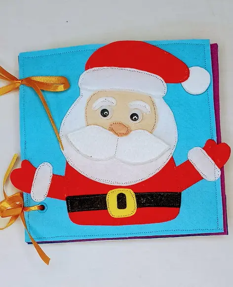 Quiet Book Natal 2 - Livro Sensorial