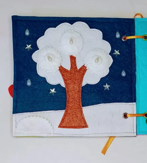 Quiet Book Natal 2 - Livro Sensorial