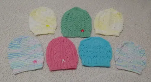 Touca Artesanal Bebê Lã Tricot Tricô Unissex Touca Inverno