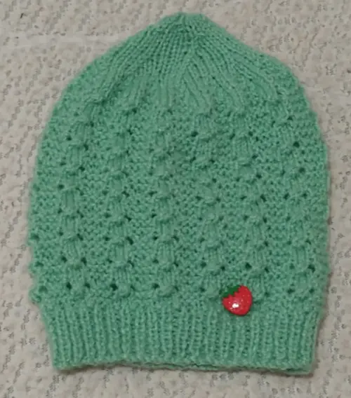 Touca Artesanal Bebê Lã Tricot Tricô Unissex Touca Inverno