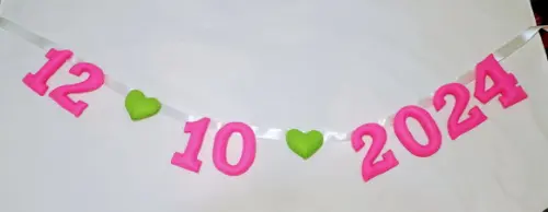 Varal Save The Date - Várias Cores
