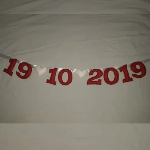 Varal Save The Date - Várias Cores