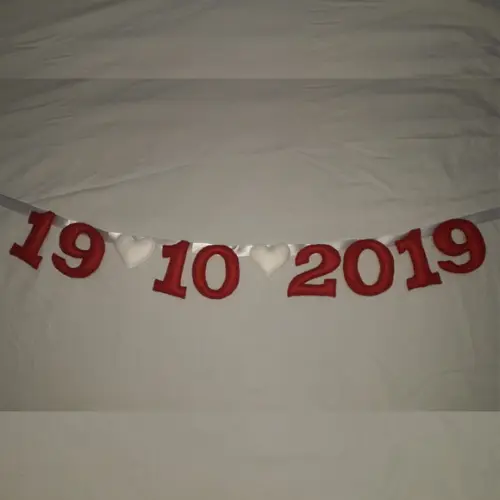 Varal Save The Date - Várias Cores