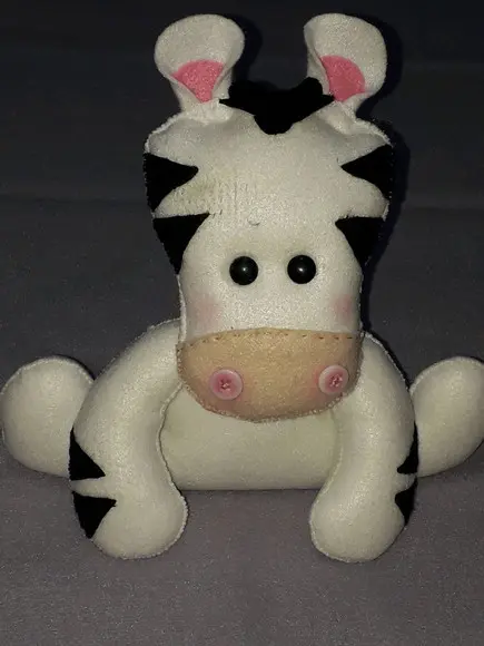 Zebra em Feltro
