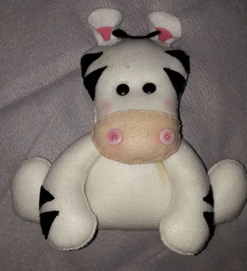 Zebra em Feltro