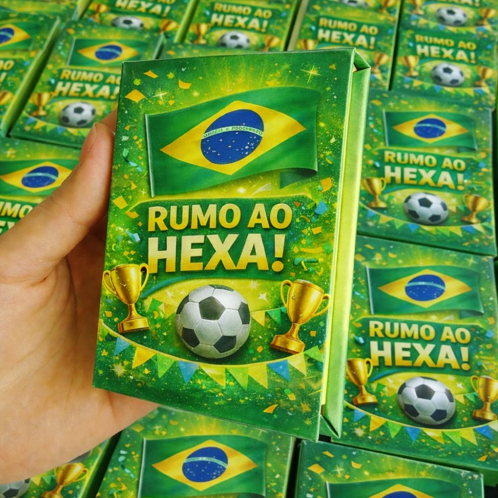 Lembrança Brasil Copa do Mundo Bloquinho de Anotações