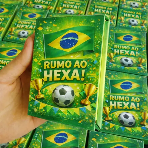 Lembrança Brasil Copa do Mundo Bloquinho de Anotações