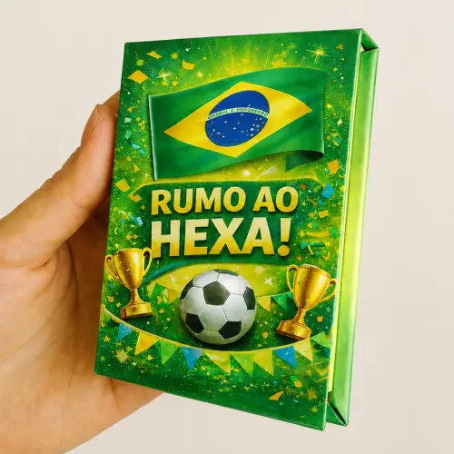Lembrança Brasil Copa do Mundo Bloquinho de Anotações