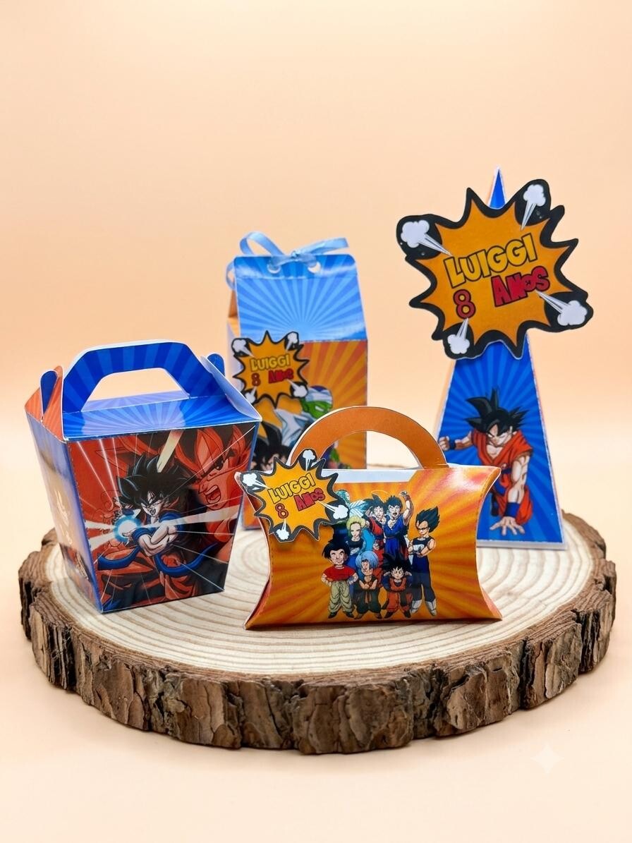 kit lembrancinha personalizadas Dragon Ball Z - 30 unidades