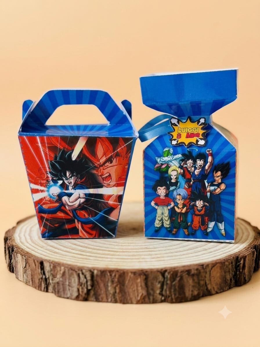 kit lembrancinha personalizadas Dragon Ball Z - 30 unidades