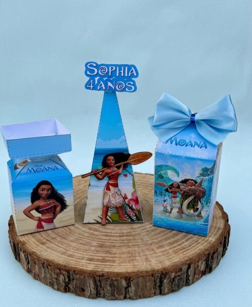 kit Moana lembrancinhas personalizadas- 30 unidades