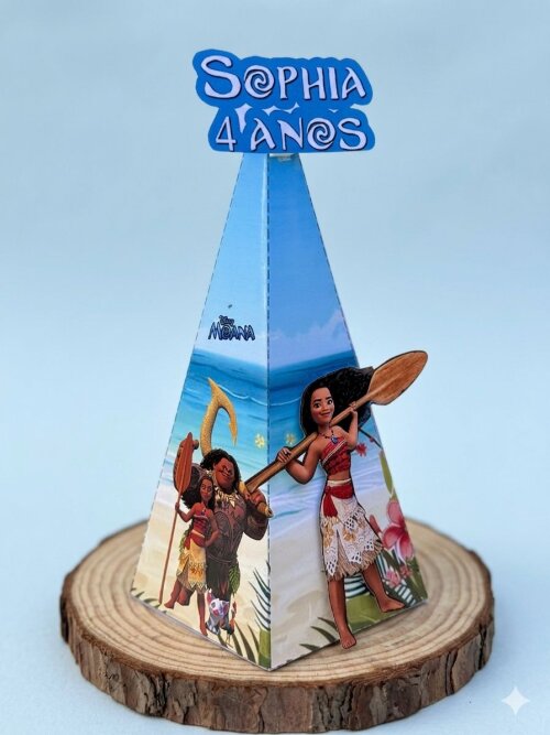 kit Moana lembrancinhas personalizadas- 30 unidades