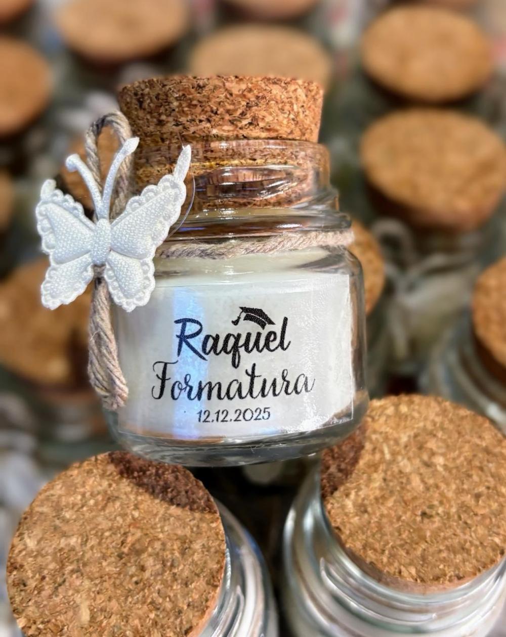 Velas Aromatizadas Personalizada - com borboleta