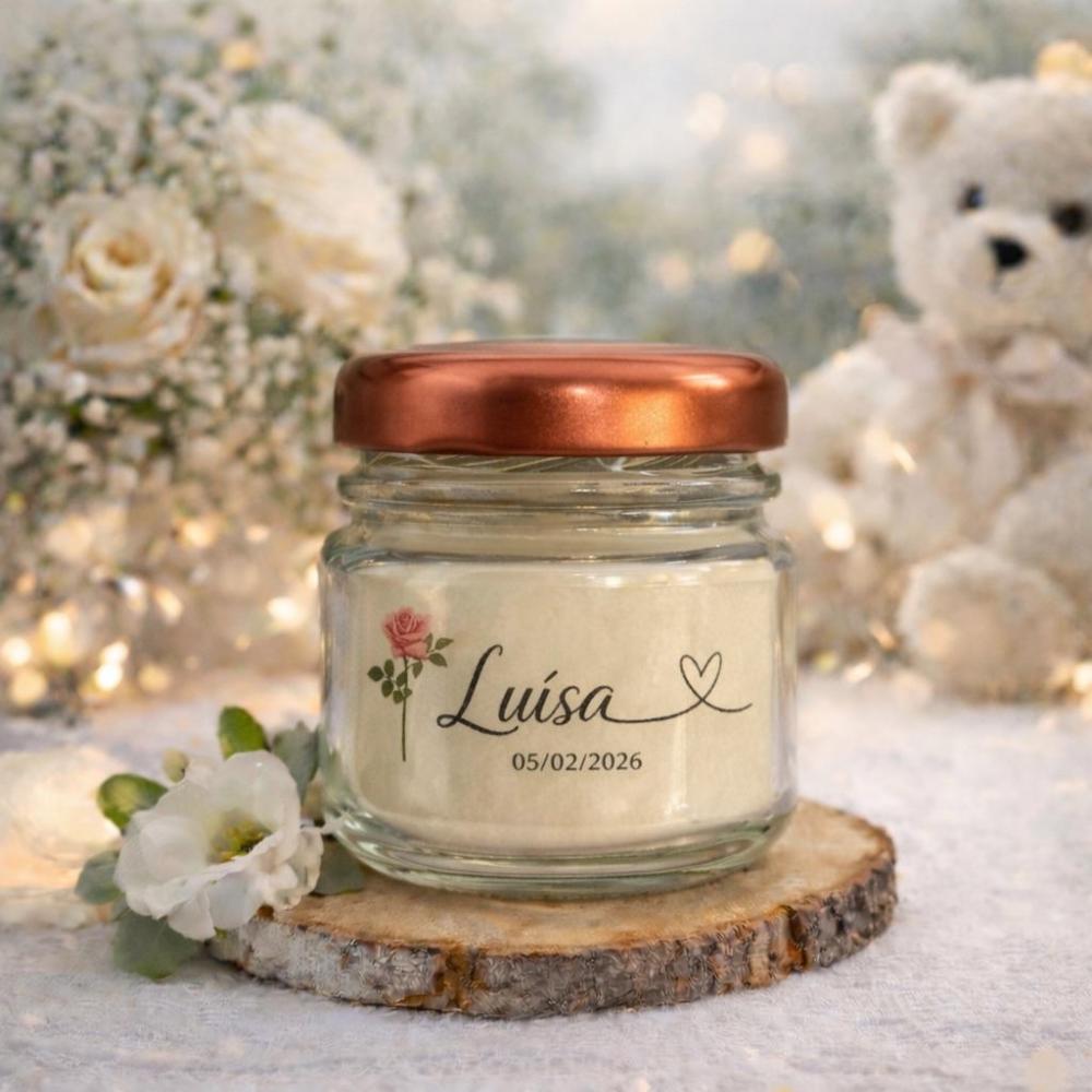 Velas Aromatizadas Personalizada - tampa metálica