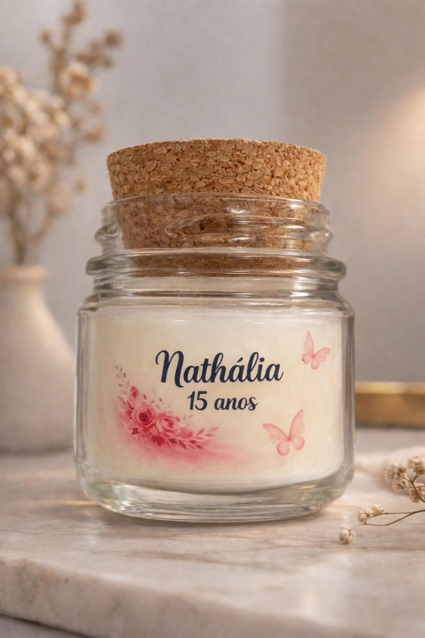 Velas Aromatizadas Personalizada - sem flores
