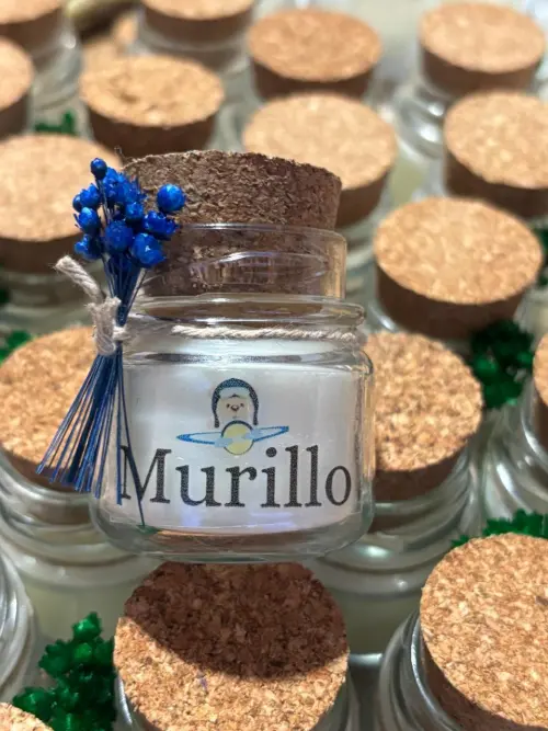 Velas Aromatizadas Personalizada com flores
