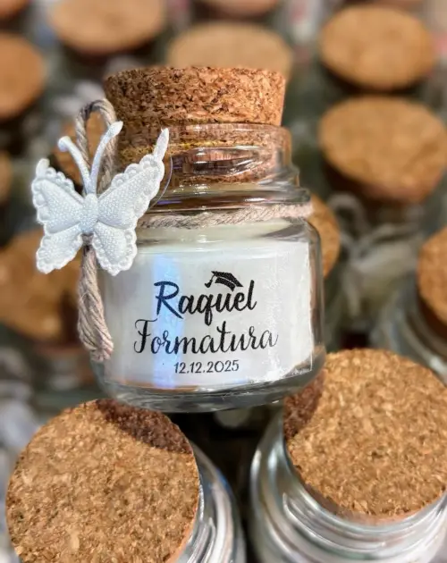Velas Aromatizadas Personalizada - com borboleta