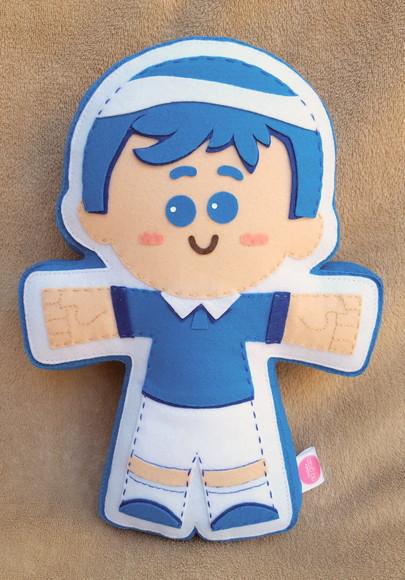 Boneco Pimpom em Feltro